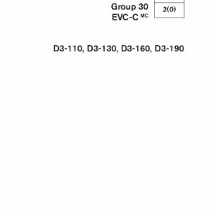 7748668 M.ATELIER D3 -110-130-160-190 Groupe 30 EVCmc-C - (10-2007) - En Anglais